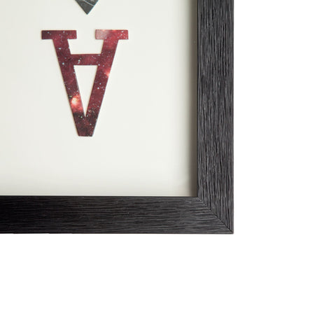Ace of Spades II Playing Card a Paper Mosaik Collage Framed Art Under Glass by Mercana at Eve Furniture