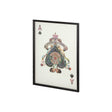Ace of Spades II Playing Card a Paper Mosaik Collage Framed Art Under Glass by Mercana at Eve Furniture