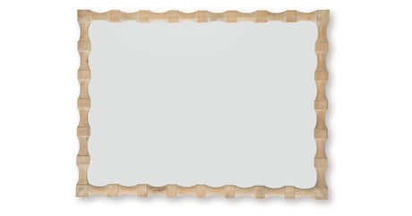 Acelmore Light Brown Accent Mirror by Ashley at Eve Furniture