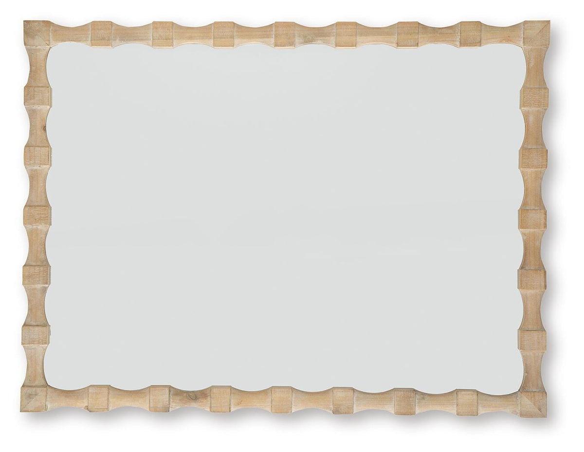 Acelmore Light Brown Accent Mirror by Ashley at Eve Furniture