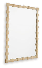 Acelmore Light Brown Accent Mirror by Ashley at Eve Furniture