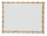 Acelmore Light Brown Accent Mirror by Ashley at Eve Furniture