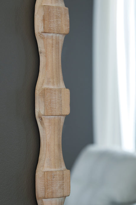 Acelmore Light Brown Accent Mirror by Ashley at Eve Furniture