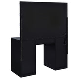 Acena Black High Gloss 7-drawer Vanity Set with Lighting by Coaster at Eve Furniture