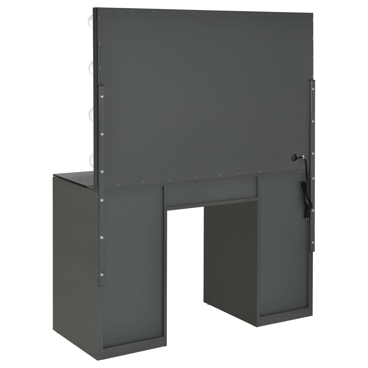 Acena Grey High Gloss 7-drawer Vanity Set with Lighting by Coaster at Eve Furniture