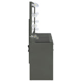 Acena Grey High Gloss 7-drawer Vanity Set with Lighting by Coaster at Eve Furniture