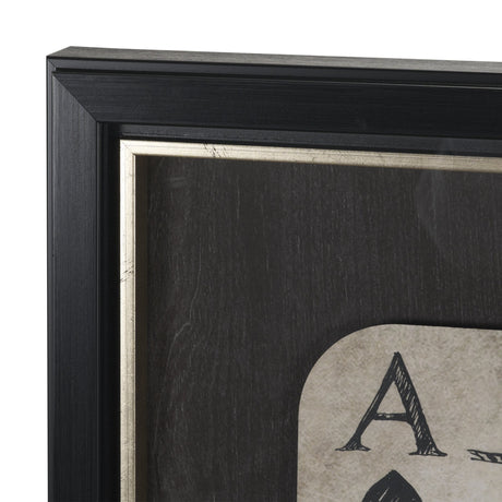 Aces Wild I by Mercana Studio Textured Framed Artwork Matted under Glass by Mercana at Eve Furniture