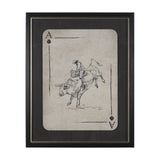 Aces Wild I by Mercana Studio Textured Framed Artwork Matted under Glass by Mercana at Eve Furniture