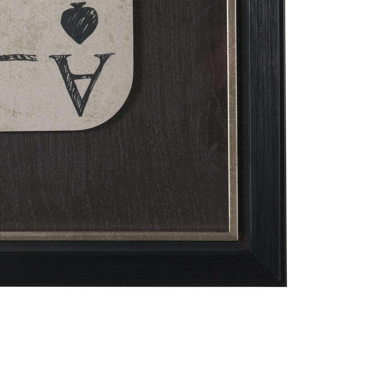 Aces Wild II by Mercana Studio Textured Framed Artwork Matted under Glass by Mercana at Eve Furniture