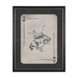 Aces Wild II by Mercana Studio Textured Framed Artwork Matted under Glass by Mercana at Eve Furniture