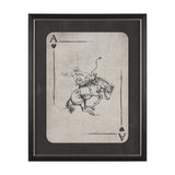 Aces Wild II by Mercana Studio Textured Framed Artwork Matted under Glass by Mercana at Eve Furniture