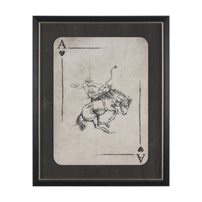 Aces Wild II by Mercana Studio Textured Framed Artwork Matted under Glass by Mercana at Eve Furniture