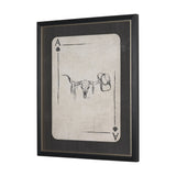 Aces Wild III by Mercana Studio Textured Framed Artwork Matted under Glass by Mercana at Eve Furniture
