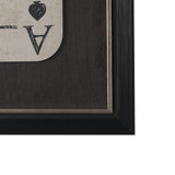 Aces Wild III by Mercana Studio Textured Framed Artwork Matted under Glass by Mercana at Eve Furniture