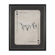 Aces Wild III by Mercana Studio Textured Framed Artwork Matted under Glass by Mercana at Eve Furniture