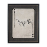 Aces Wild III by Mercana Studio Textured Framed Artwork Matted under Glass by Mercana at Eve Furniture