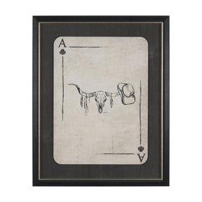Aces Wild III by Mercana Studio Textured Framed Artwork Matted under Glass by Mercana at Eve Furniture