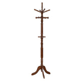 Achelle Tobacco Coat Rack with 11 Hooks