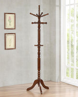 Achelle Tobacco Coat Rack with 11 Hooks