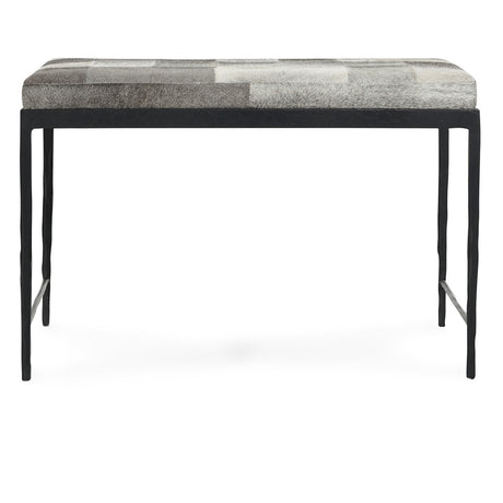 Achen Sparrow Gray 28" Accent Bench by Classic Home at Eve Furniture