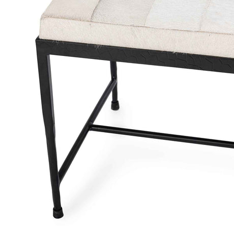 Achen Accent Bench - Dusty Cream by Classic Home at Eve Furniture