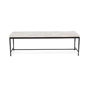 Achen Accent Bench - Dusty Cream by Classic Home at Eve Furniture