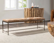 Achen Canyon Sand Accent Bench by Classic Home at Eve Furniture
