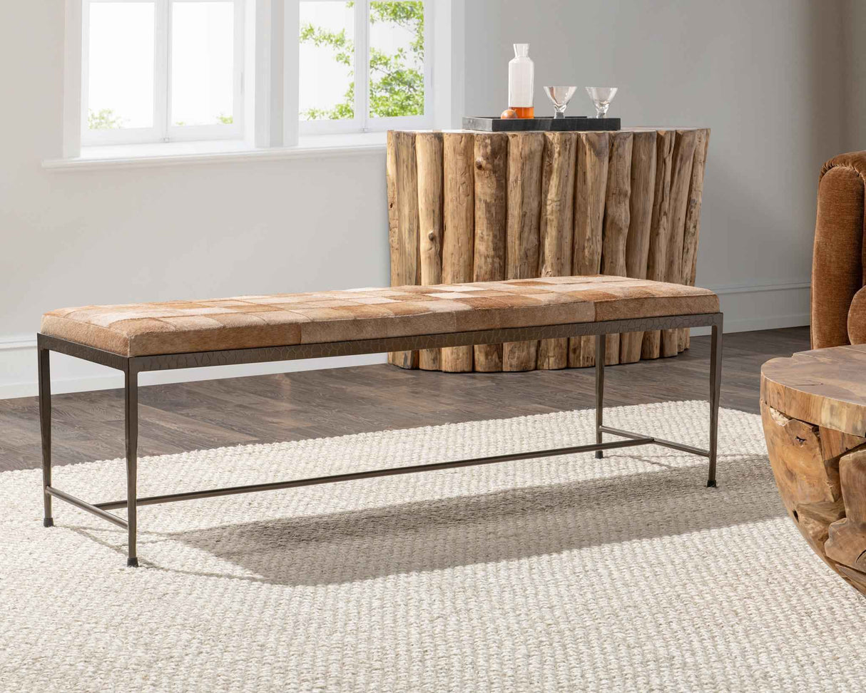 Achen Canyon Sand Accent Bench by Classic Home at Eve Furniture