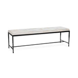 Achen Dusty Cream Accent Bench by Classic Home at Eve Furniture