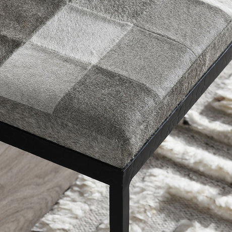 Achen Sparrow Gray Accent Bench by Classic Home at Eve Furniture