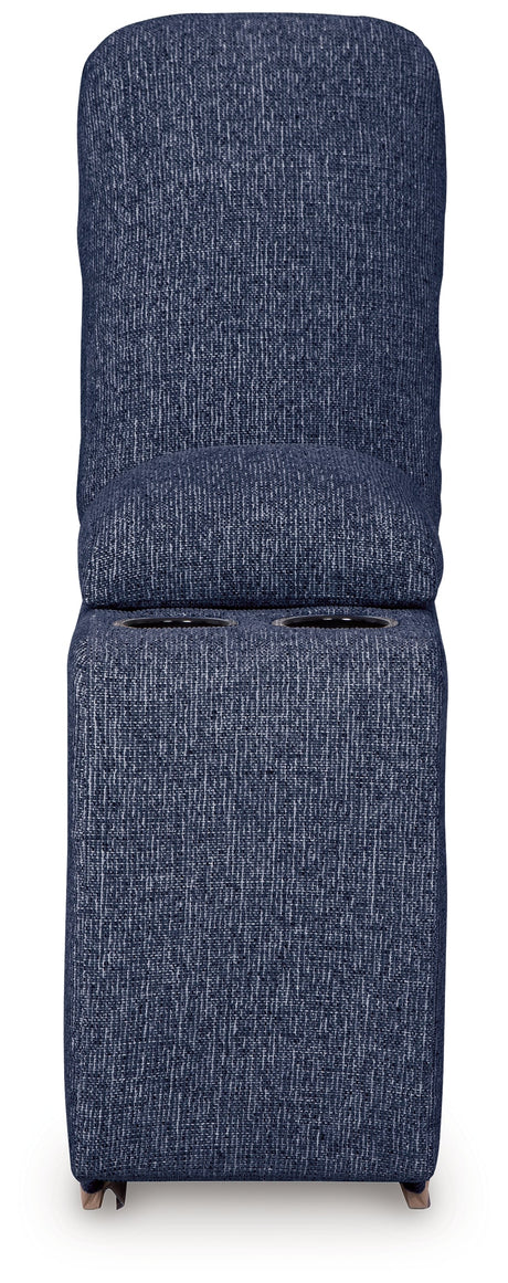 Acklen Place Navy 6-Piece Dual Power Reclining Modular Sectional by Ashley at Eve Furniture