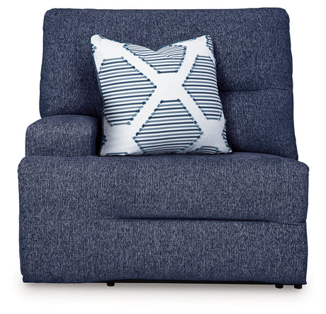 Acklen Place Navy 6-Piece Dual Power Reclining Modular Sectional by Ashley at Eve Furniture