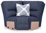 Acklen Place Navy 6-Piece Dual Power Reclining Modular Sectional by Ashley at Eve Furniture