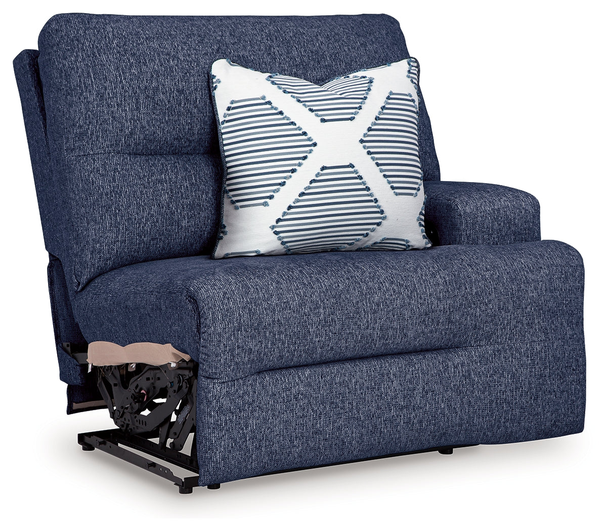 Acklen Place Navy 6-Piece Dual Power Reclining Modular Sectional by Ashley at Eve Furniture