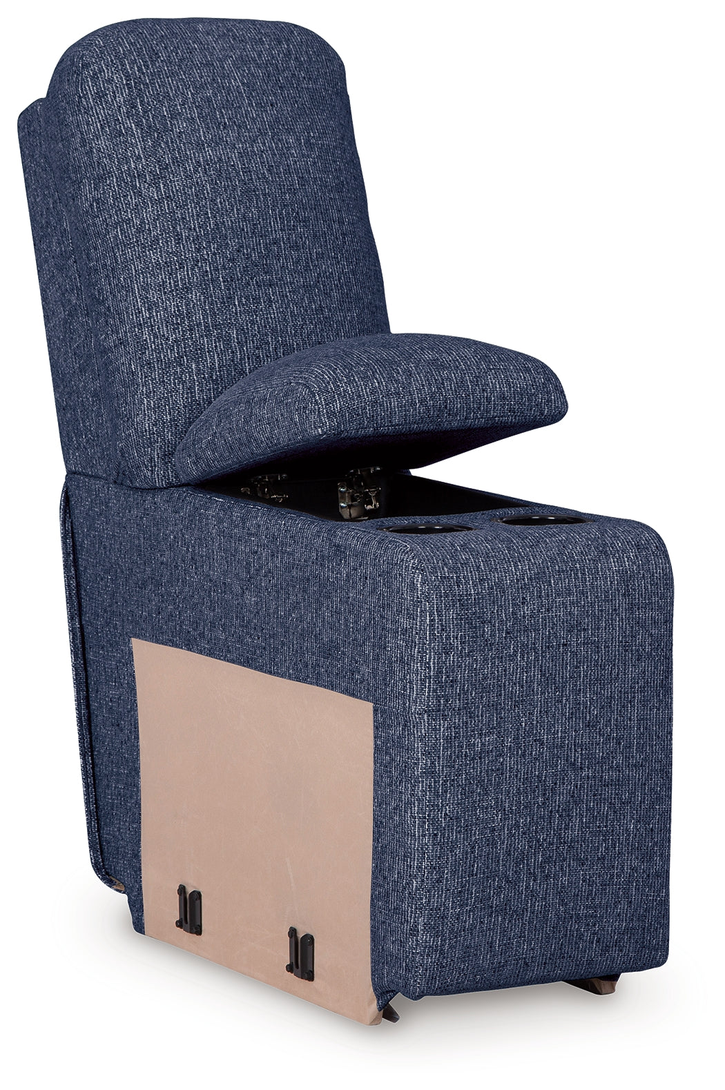 Acklen Place Navy 7-Piece Dual Power Reclining Modular Sectional by Ashley at Eve Furniture