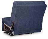 Acklen Place Navy 7-Piece Dual Power Reclining Modular Sectional by Ashley at Eve Furniture