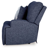 Acklen Place Navy 7-Piece Dual Power Reclining Modular Sectional by Ashley at Eve Furniture