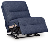 Acklen Place Navy 7-Piece Dual Power Reclining Modular Sectional by Ashley at Eve Furniture