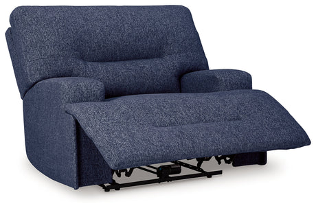 Acklen Place Navy 7-Piece Dual Power Reclining Modular Sectional by Ashley at Eve Furniture