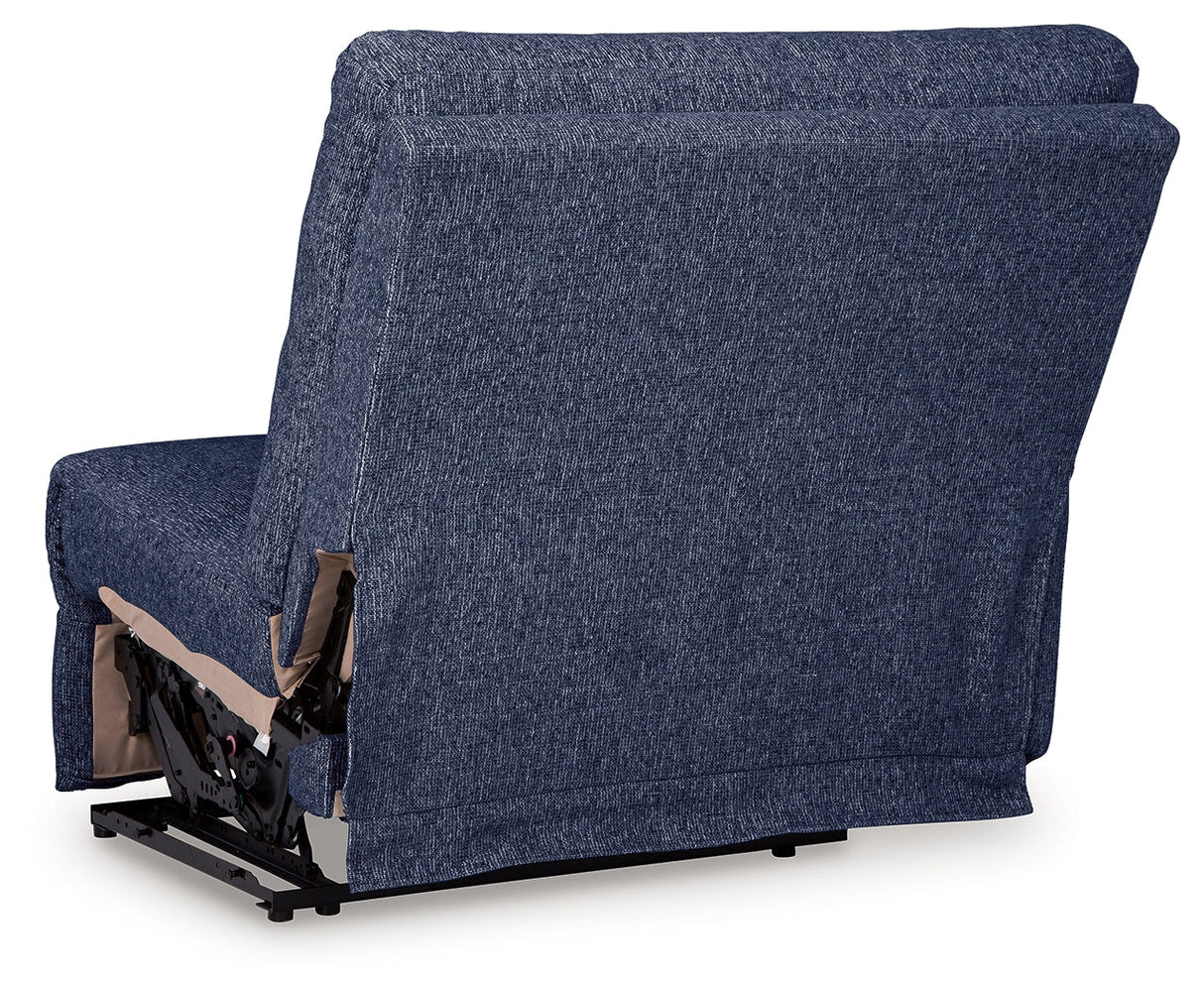 Acklen Place Navy 7-Piece Dual Power Reclining Modular Sectional by Ashley at Eve Furniture