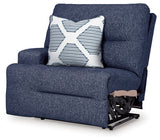 Acklen Place Navy 7-Piece Dual Power Reclining Modular Sectional by Ashley at Eve Furniture