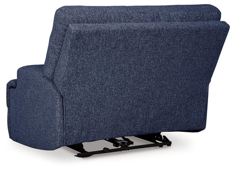 Acklen Place Navy Oversized Power Recliner by Ashley at Eve Furniture