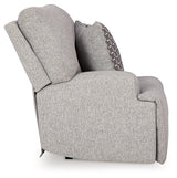 Acklen Place Pewter 5-Piece Dual Power Reclining Modular Sectional by Ashley at Eve Furniture