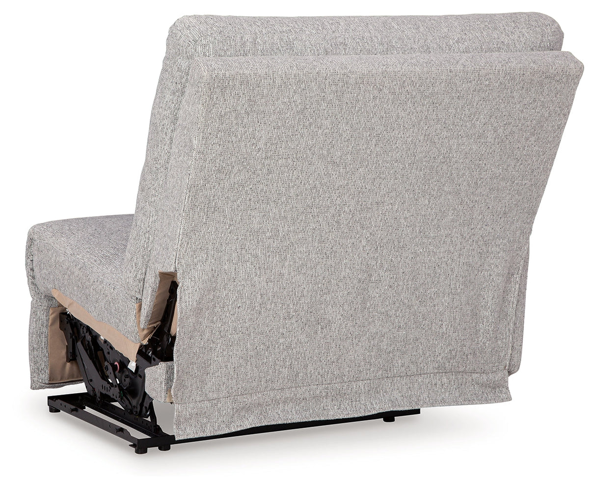 Acklen Place Pewter 5-Piece Dual Power Reclining Modular Sectional by Ashley at Eve Furniture