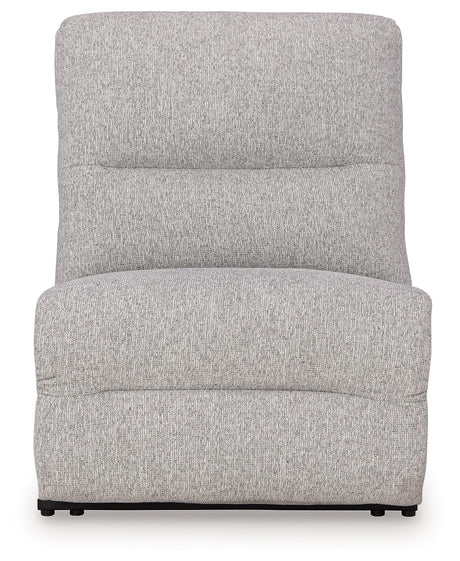 Acklen Place Pewter 5-Piece Dual Power Reclining Modular Sectional by Ashley at Eve Furniture