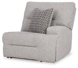 Acklen Place Pewter 5-Piece Dual Power Reclining Modular Sectional by Ashley at Eve Furniture