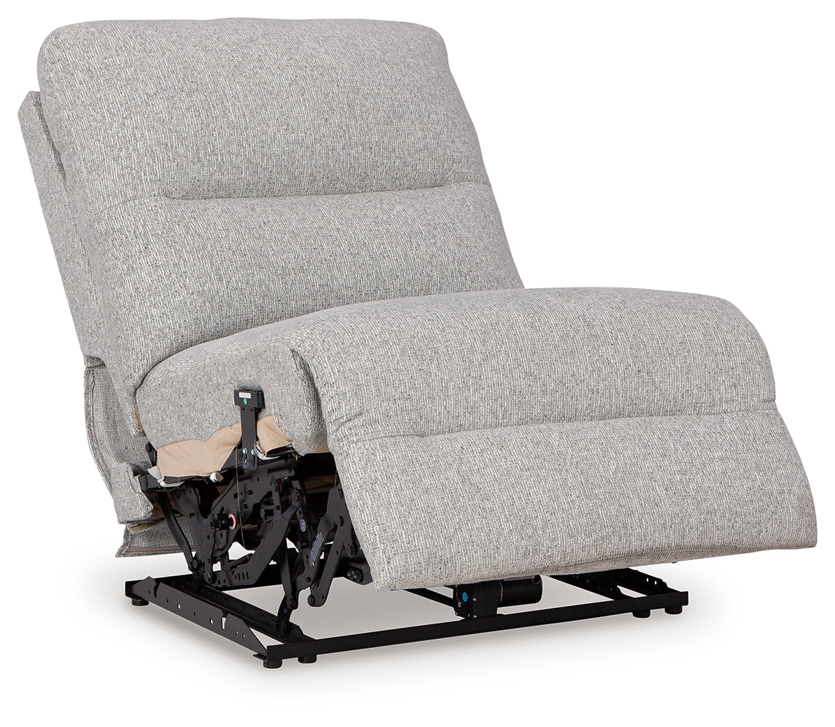 Acklen Place Pewter 5-Piece Dual Power Reclining Modular Sectional by Ashley at Eve Furniture