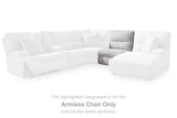 Acklen Place Pewter 5-Piece Dual Power Reclining Modular Sectional by Ashley at Eve Furniture