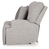 Acklen Place Pewter 5-Piece Dual Power Reclining Modular Sectional by Ashley at Eve Furniture