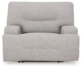 Acklen Place Pewter 7-Piece Power Reclining Sectional by Ashley at Eve Furniture